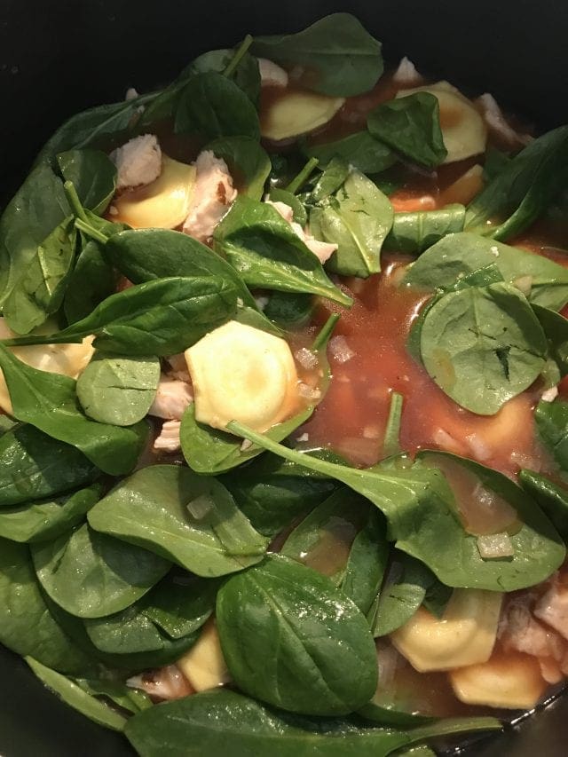 This WW friendly Ravioli Florentine Soup is flavorful and satisfying. It's filled with lots of ravioli, and just 4 WW FreeStyle SmartPoints per serving! 