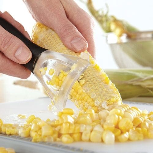 Using the Pampered Chef Kernel cutter is easy!