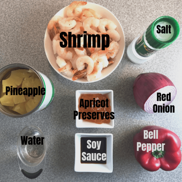 My whole crew gobbled these Hawaiian Shrimp Kabobs right up! Shrimp, pineapple, red onion, and red bell pepper are loaded up onto kabob sticks and coated with an apricot preserves marinade for a sweet and delicious dinner you can feel great about! Just 2 WW FreeStyle SmartPoints per serving!