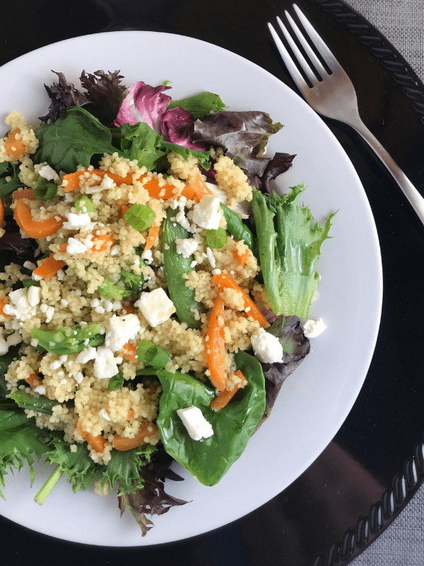 This Asian Couscous Salad on Meal Planning Mommies is a perfect summer salad.