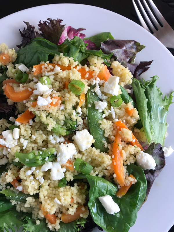 This Asian Couscous Salad on Meal Planning Mommies is so delicious, and healthy!